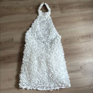 Klesis 3D Floral Dress With Bow